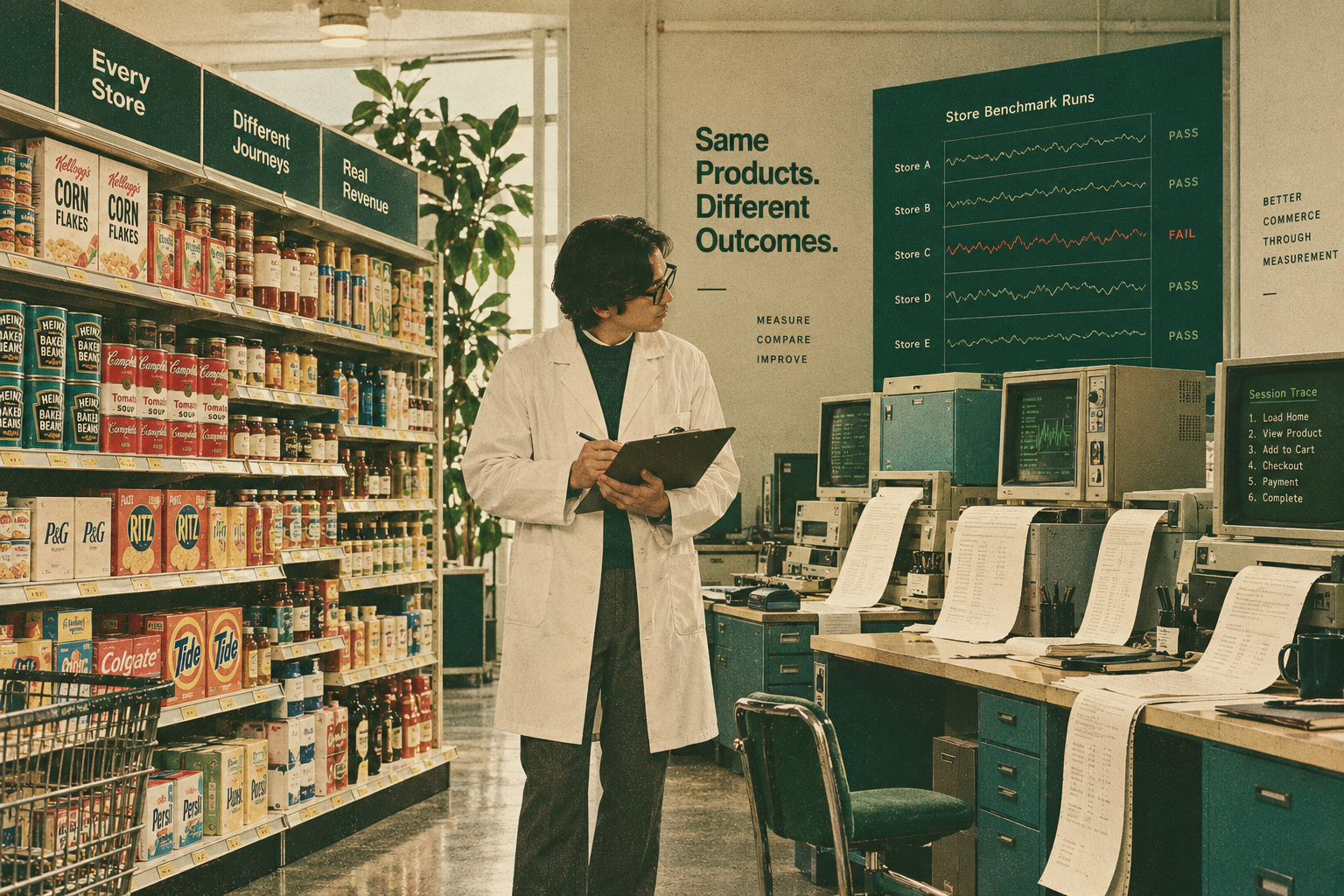 Why we benchmark stores, not models