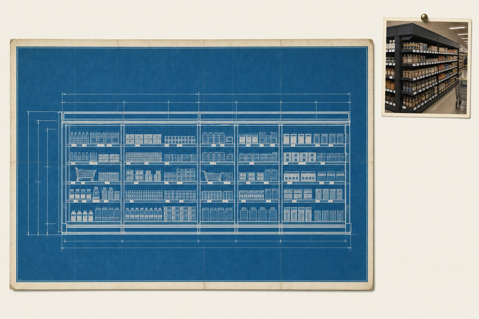 Banner illustration for: Retail Planogram: from shelf photo to decision